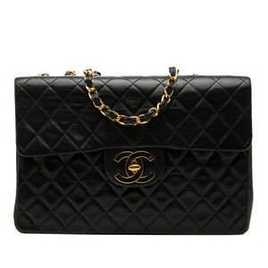 Pre-Loved Chanel Maxi XL Classic Lambskin Single Flap